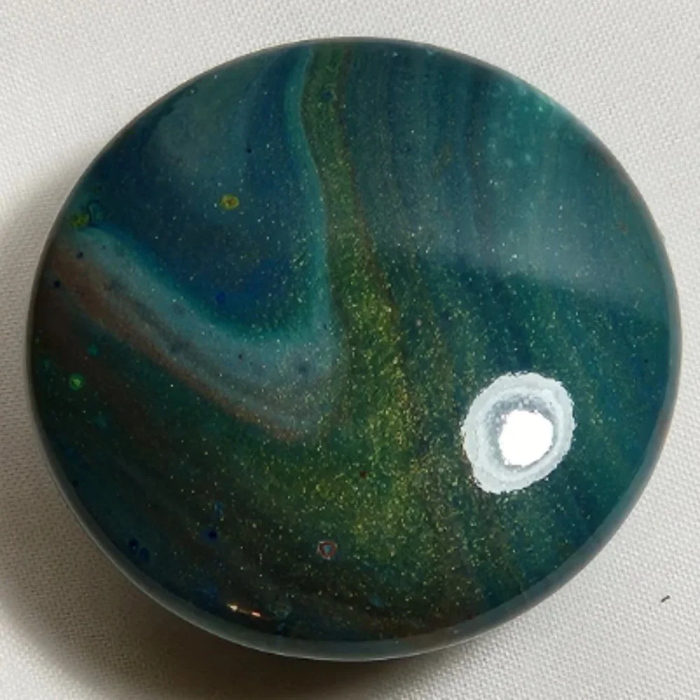 Hand Crafted Cabinet Decorative Knobs Wood Resin Furniture Kitchen Dresser Art